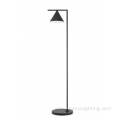 Gold or black lampshade marble base floor lamp